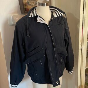 Vintage Sergio Valente jacket size L black polka dots